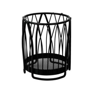 UTENSIL HOLDER TWIST ROUND BLK SPECTRUM UTENSIL HOLDER TWIST ROUND BLK SPECTRUM